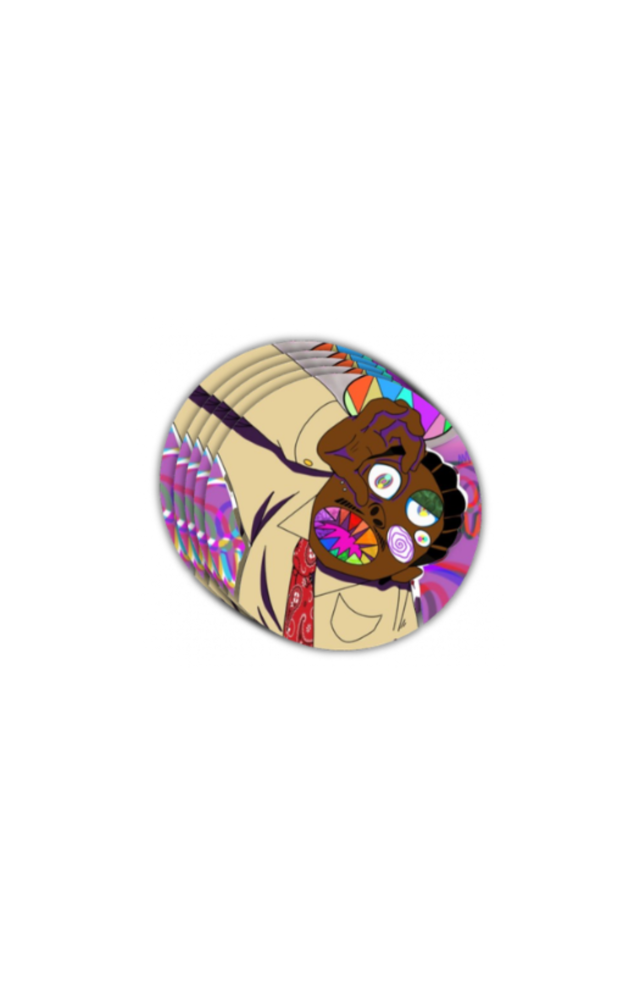 Pack of 5 Stickers - Wool on Wolves Edition