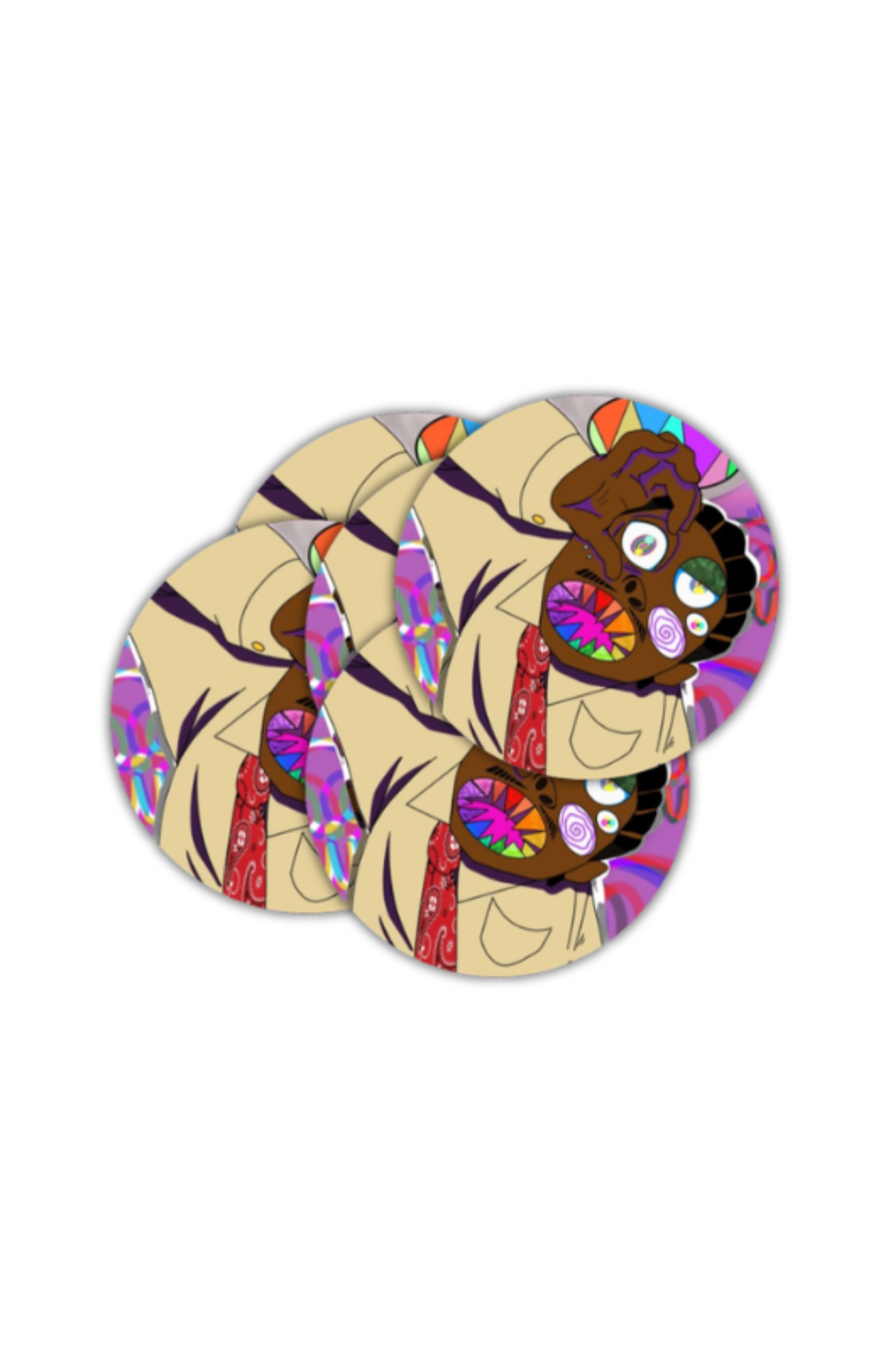 Pack of 5 Stickers - Wool on Wolves Edition